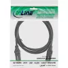 InLine High Speed HDMI sukamas laidas, su Eth., AM/AM, juodas, auks. kont., 2m