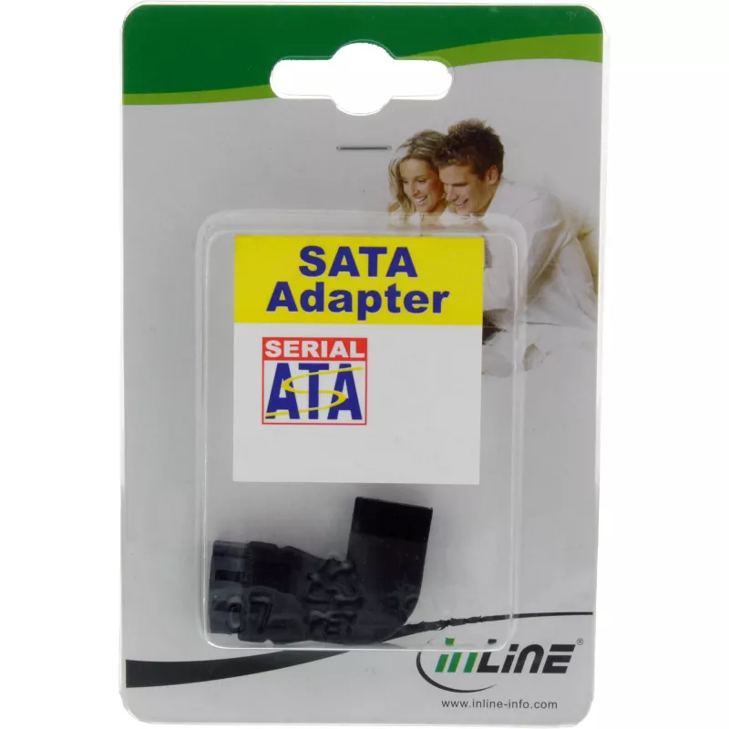 InLine SATA adapteris, kištukas / lizdas, stačiu kampu, 27700D