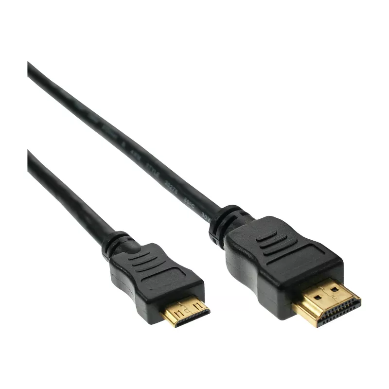 InLine HDMI mini laidas, High Speed HDMI, AM/CM, auksuotas, 5m