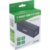 InLine USB 3.0 šakotuvas, 7 prievadų, aliuminio korpusas, su 2,5A maitinimo bloku
