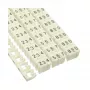 Kabelių žymėjimo žiedai 6 mm InLine Nr.0–9, plastikiniai, balti, 100 vnt. pakuotė