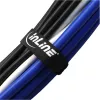 Kabelių surišimo juostelių su užkabinimu ir kilpute rinkinys InLine 500×20 mm, nailonas, 10 vnt., juoda