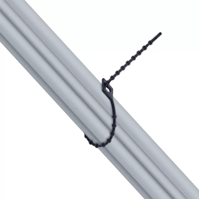 Kabelių raiščiai InLine 100 mm juodi, pakuotėje 100 vnt. — 100 mm ilgio, juodi, 100 vnt.