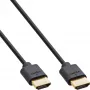 InLine Slim Ultra High Speed HDMI kabelis M/M 8K4K auksu padengtas juodas 1,5 m