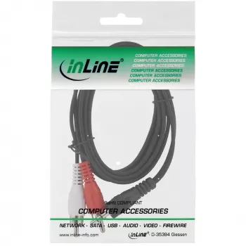 InLine garso kabelis 2x RCA kištukas / 3,5 mm stereofoninis kištukas 7 m