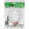 InLine RCA laidas 2x RCA kištukas / kištukas paauksuotas 7 m, Kištukas, 2 x RCA, Kištukas, 7 m, Baltas