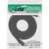 InLine HDMI plokščiasis kabelis, didelės spartos kabelis su eternetu, auksuotas, juodas, 3 m
