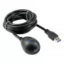 InLine USB 3.2 Gen.1 laidas USB Type A V / A K + maitinimas, su stovu, juodas, 3 m