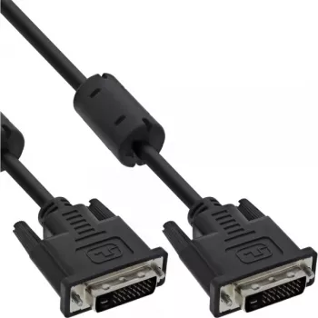 InLine DVI-D laidas 24+1 kištukas / kištukas Dual Link 2 feritiniai filtrai 3 m