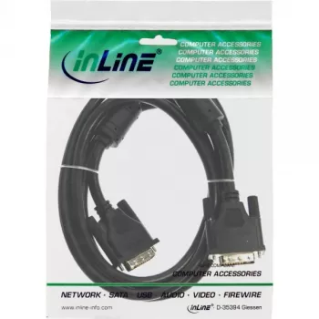 InLine DVI-D laidas 24+1 kištukas / kištukas Dual Link 2 feritiniai filtrai 3 m