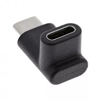USB 3.2 Gen.2 adapteris InLine 35807 USB-C kištukas į C lizdą, linkstantis aukštyn/žemyn