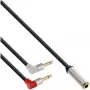 InLine plonas Audio lėktuvo sėdynės laidas 2x 3,5 mm kištukas į 1x lizdą, 2 m