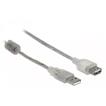 USB laidas DeLOCK 82244 USB 2.0 0,3 m permatomas