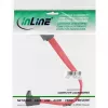 InLine SATA kabelis 150 / 300 / 600 S-ATA jungtims, kampuotas su skląsčiais 90° 0,15 m
