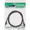 InLine komutacinis kabelis SF/UTP Cat.5e juodas 2m