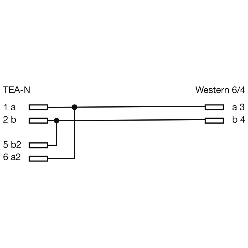 InLine TAE-N laidas TAE-N / RJ11 adapteris 6P2C sujungtas 3 m