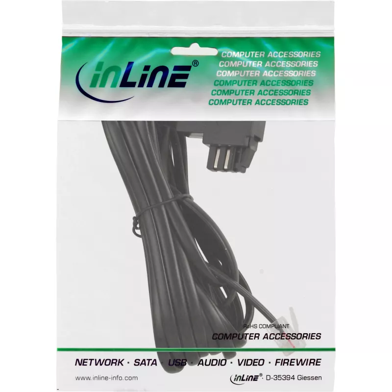 InLine TAE-N laidas TAE-N / RJ11 adapteris 6P2C sujungtas 3 m