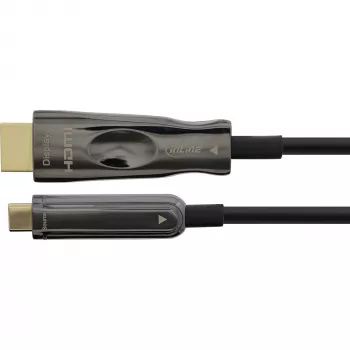 InLine USB Display AOC laidas, USB-C patinas į HDMI patinas (DP Alt Mode), 50 m