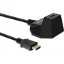 InLine HDMI Stotelė, HS HDMI kabelis su Ethernet, V/K, juodas, auksuoti kontaktai, 5 m