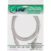 InLine maitinimo laidas, CEE 7/7 kampinis / 3 kontaktų IEC C13 kištukas, pilkas, 1 m