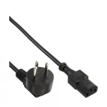 InLine maitinimo laidas, Izraelio H tipo / 3 kontaktų IEC C13 kištukas, 3 m