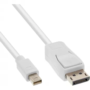 „InLine“ Mini DisplayPort į DisplayPort laidas baltas 1,5m