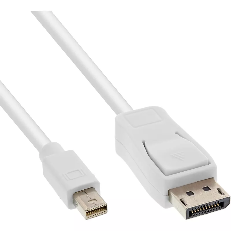 „InLine“ Mini DisplayPort į DisplayPort laidas baltas 1,5m