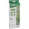 InLine plonas garso kabelis 3,5 mm M kampuotas / F, su garsumo valdymu 0,25 m