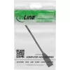 InLine RJ45 sąsajos apsauga Cat.6A S/FTP, RJ45 M/F, juodas, 0,2 m