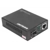 “Intellinet Gigabit PoE+” medijos keitiklis, 1 x 1000Base-T RJ45 prievadas, 1 x SFP prievadas, PoE+ injektorius
