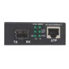 “Intellinet Gigabit PoE+” medijos keitiklis, 1 x 1000Base-T RJ45 prievadas, 1 x SFP prievadas, PoE+ injektorius