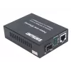 “Intellinet Gigabit PoE+” medijos keitiklis, 1 x 1000Base-T RJ45 prievadas, 1 x SFP prievadas, PoE+ injektorius