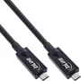 InLine USB 3.2 Gen.2 AOC kabelis, USB-C kištukas/kištukas, juodas, 10 m