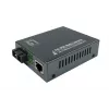 LevelOne RJ45 į SC Gigabit medijos keitiklis, PoE PSE, daugiamodė šviesolaidė, 0,5 km
