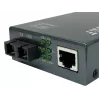 LevelOne RJ45 į SC Gigabit medijos keitiklis, PoE PSE, daugiamodė šviesolaidė, 0,5 km