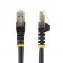 StarTech.com 2 m CAT6a eterneto laidas – 10 gigabitų ekranuotas nesikabinantis RJ45 100 W PoE komutacinis kabelis – 10GbE STP tinklo laidas su įtempimo sumažinimu – juodas individualiai išbandytas / laidai sertifikuoti UL / TIA / ETL
