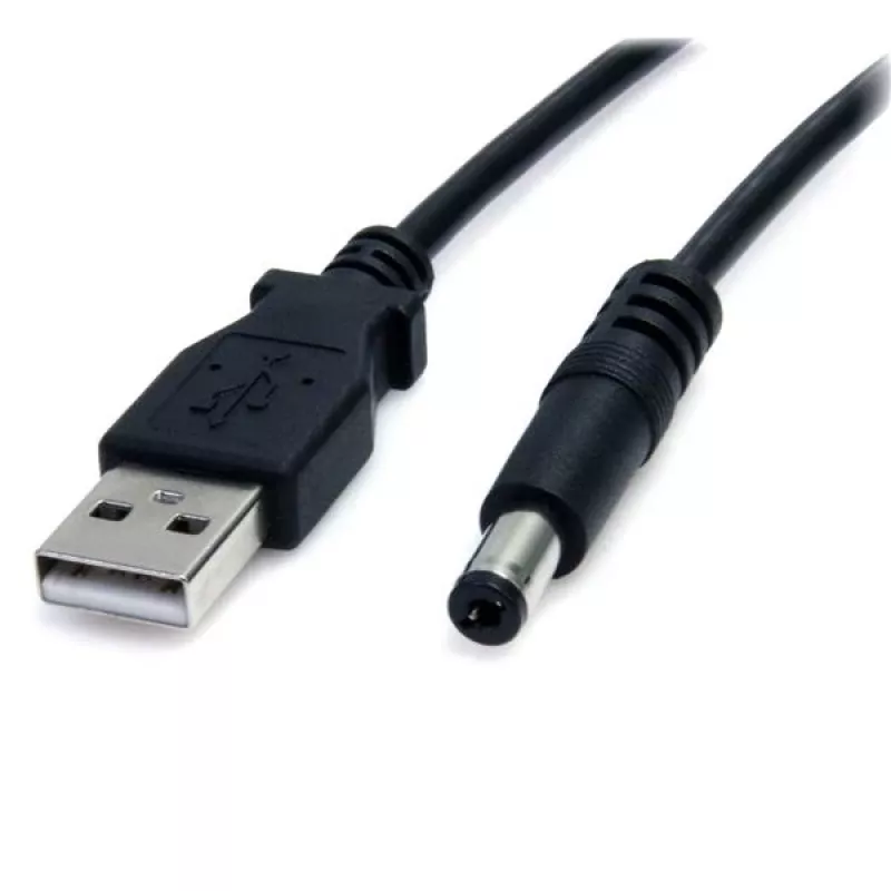 StarTech.com USB į 5,5 mm maitinimo kabelis - M tipo cilindrinis - 3 pėdos