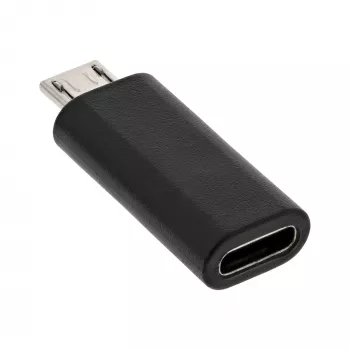 USB 2.0 adapteris InLine 33302I Micro-USB patinas į USB-C patelę