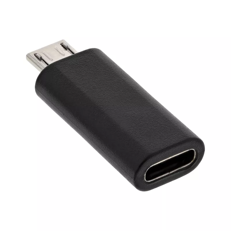 USB 2.0 adapteris InLine 33302I Micro-USB patinas į USB-C patelę