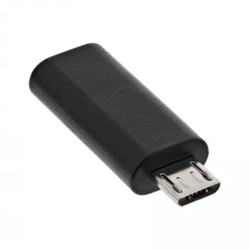 USB 2.0 adapteris InLine 33302I Micro-USB patinas į USB-C patelę