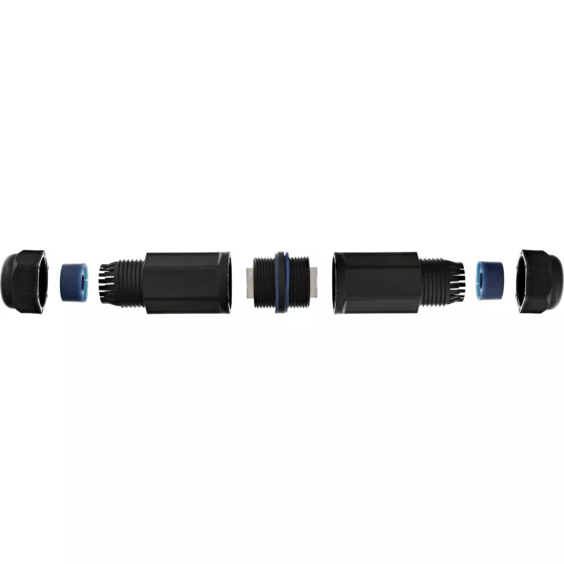 InLine Cat.6 mova, atspari vandeniui IP67, 2x RJ45 F/F, 1:1