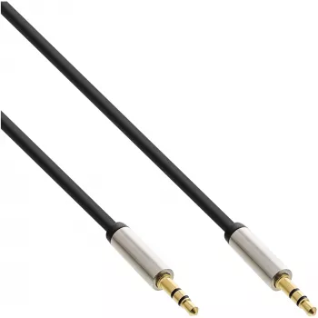 InLine plonas garso kabelis 3,5 mm kištukas / kištukas stereo 0,5 m
