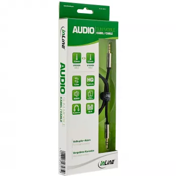 InLine plonas garso kabelis 3,5 mm kištukas / kištukas stereo 0,5 m