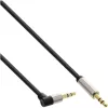InLine plonas garso kabelis 3,5 mm kištukas / kištukas kampinis stereo 5 m