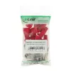 InLine Crimp Connector RJ45 8P8C ekranuotas su sriegtuvu ir apsauga nuo lenkimo, raudonas