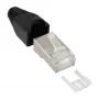 InLine Crimp Connector RJ45 8P8C ekranuotas su įsriegimo pagalba ir lenkimo apsauga 100 vnt.