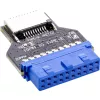 InLine USB 3.0 pagrindinės plokštės į USB 3.2 Type-E Key-A adapteris vidinis