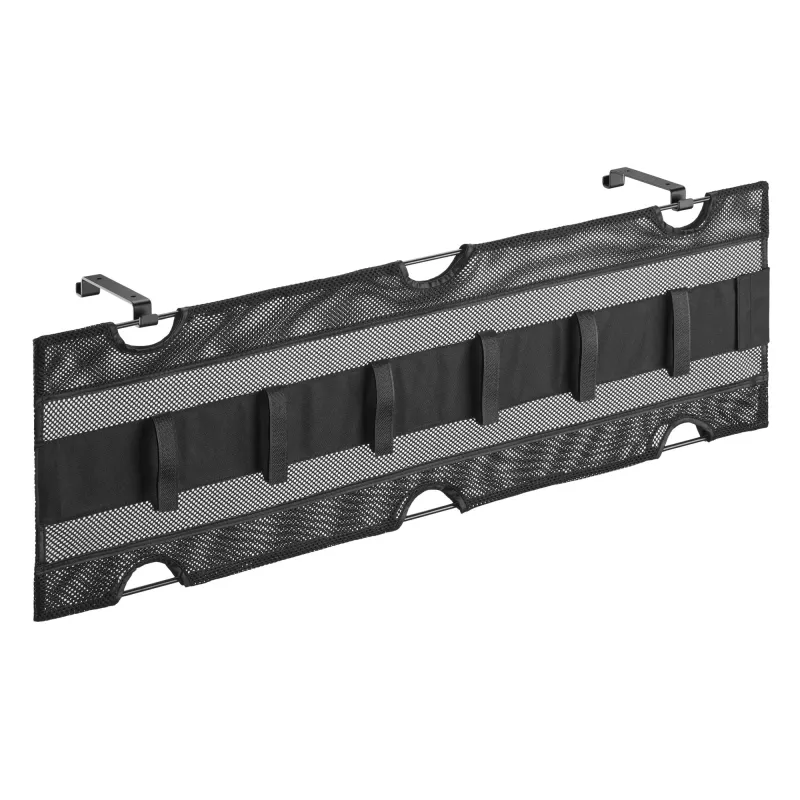 InLine laikymo tinklelis montavimui po stalu su lipniais dirželiais, juodas, maks. įrenginio plotis 30 cm, 310×910×15 mm