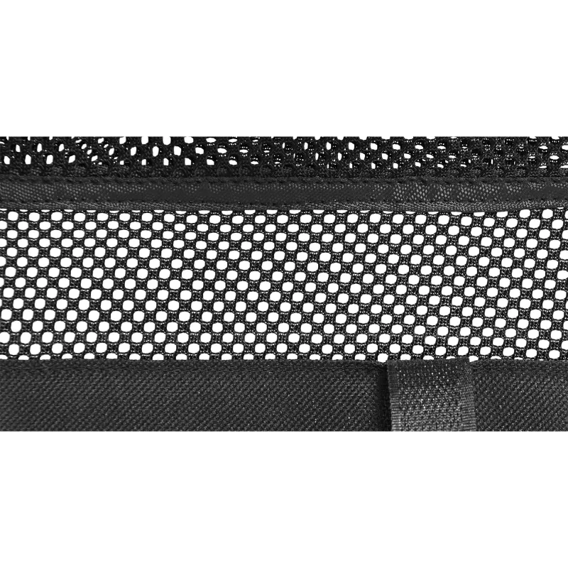InLine laikymo tinklelis montavimui po stalu su lipniais dirželiais, juodas, maks. įrenginio plotis 30 cm, 310×910×15 mm