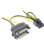 „InLine“ maitinimo adapteris 2x SATA / 6 kontaktų, skirtas PCIe vaizdo plokštei 26628B